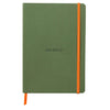 Rhodia – Notizbuch A5-Linie, 80 Blatt, 90 g, Salbeigrün