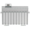 Han - Divider plate card index A5 transverse light gray | 5 pieces