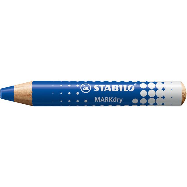 Stabilo - Whiteboard Bleistift Markdry 648/41 Blue | Außenschachtel ein 5 -Stück