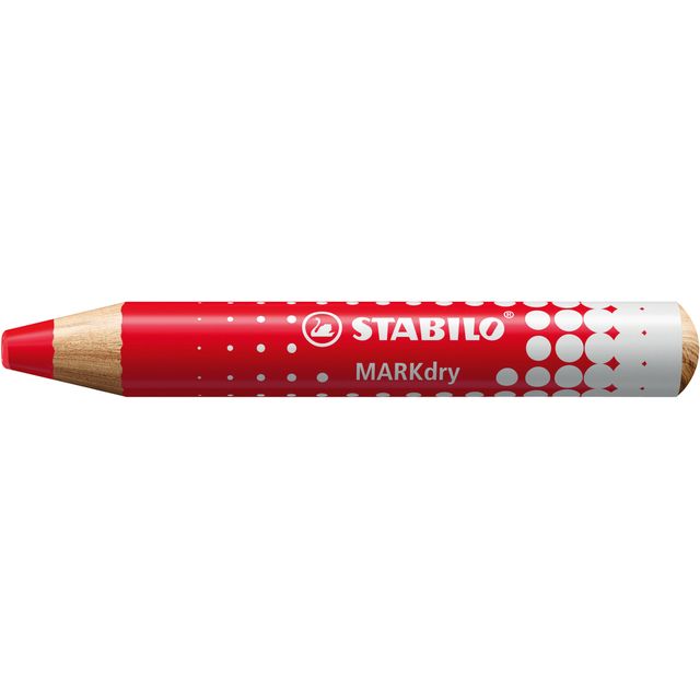 Stabilo - Matita per lavagna bianca MARKdry 648/40 rossa | 5 pezzi