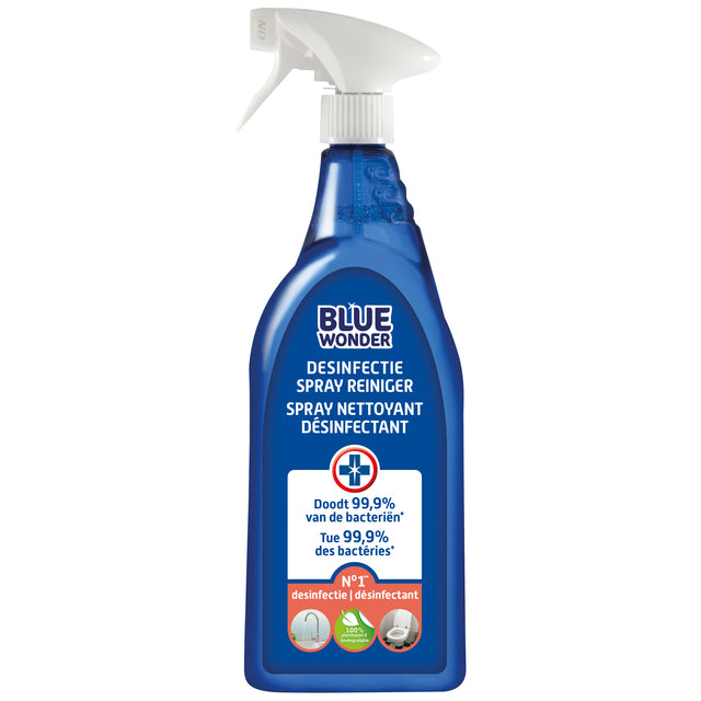 Blue Wonder - Spray nettoyant désinfectant 750 ml | 6 pièces