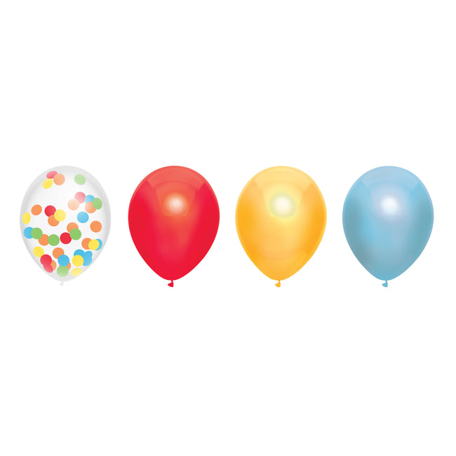 Haza - Globos Sobre El Arcoiris 30cm 6 piezas surtidas | 5 piezas