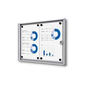Quantore -  Vergrendelbaar notitiebord indoor economy 2x a4