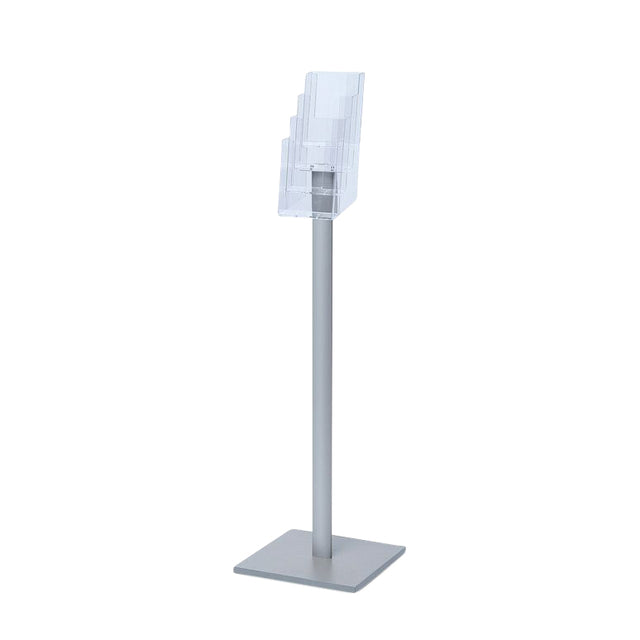 Quantore - Porta folletos con soporte 4x 110x140x30mm
