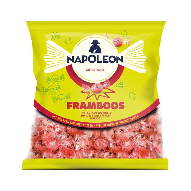 Napoléon - Candy Napoléon Bag à framboise 1 kg | Sac à 1000 grammes