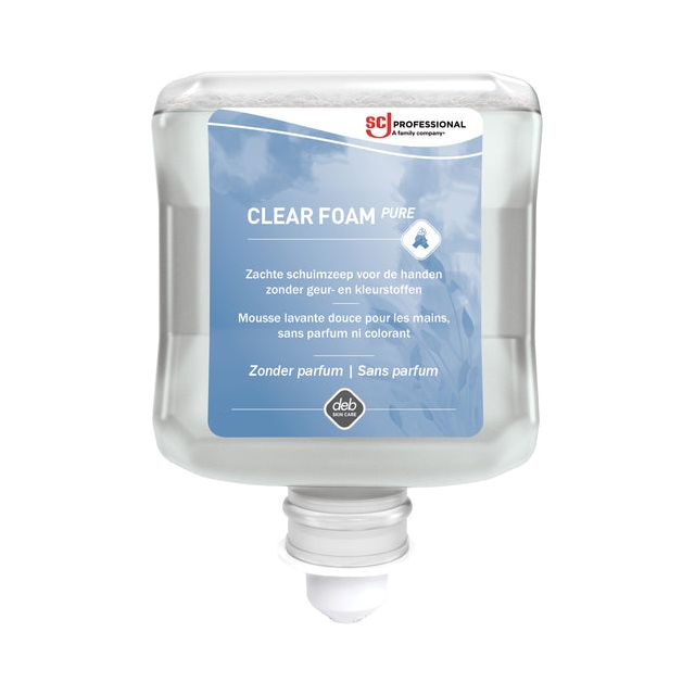 SC Johnson Professio - Handseife SCJ Clear Foam Pure Parfüm frei 1l | 6 Stücke