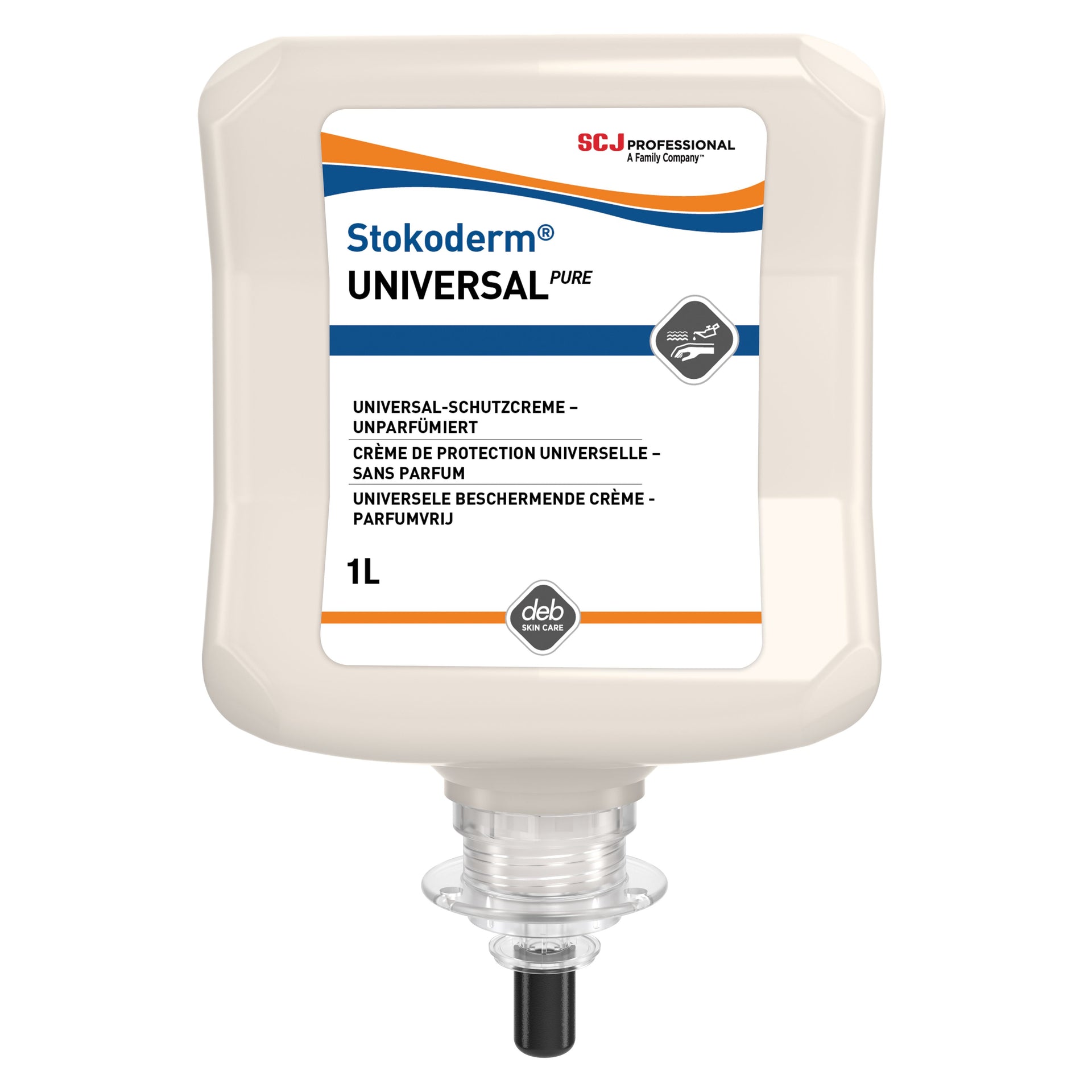 SC Johnson Professio -  Handcreme scj stokoderm universal parfumvrij 1l | 6 stuks