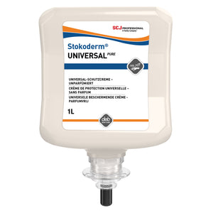 SC Johnson Professio - Crème mains SCJ Stokoderm Universal Pure sans parfum 1 litre | 6 pièces