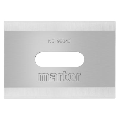 Martor - Cuchillo de repuesto rectangular núm. 92043 10 piezas
