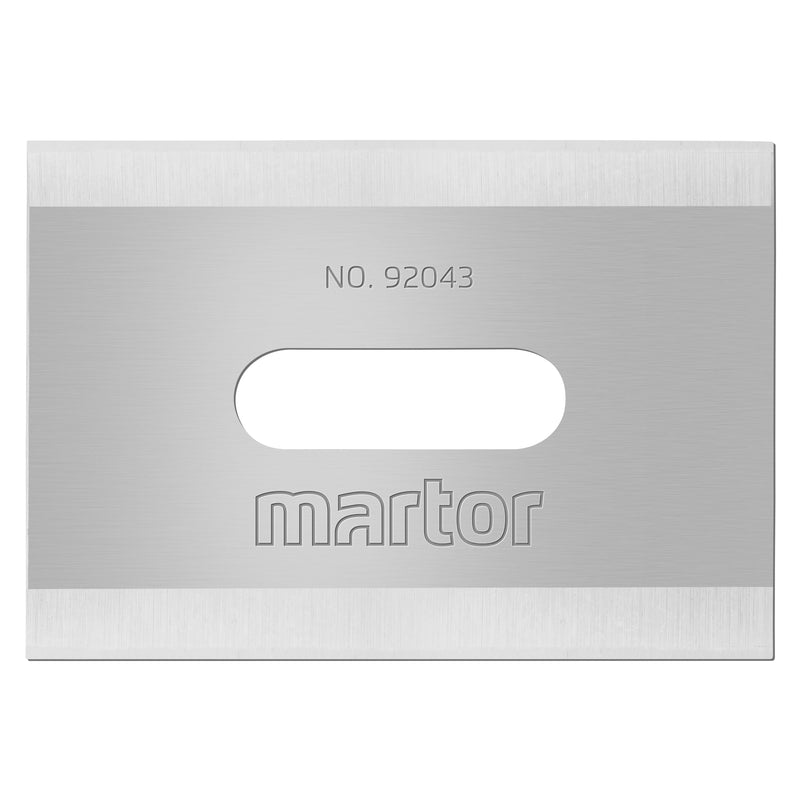 Martor - Cuchillo de repuesto rectangular núm. 92043 10 piezas