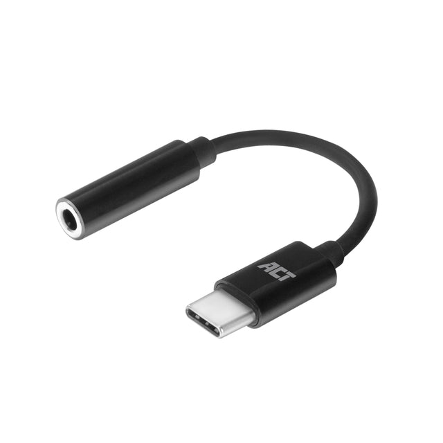ACT -  Adapter  usb-c naar 3.5mm audio jack 0.1 meter
