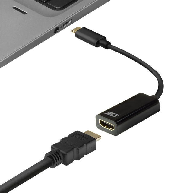 ACT -  Adapter  USB-C naar HDMI 4K 30Hz 0.15 meter