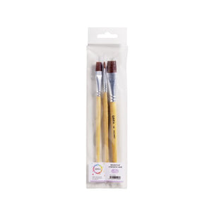 Qrea - Synthetic brush set of 3 widths