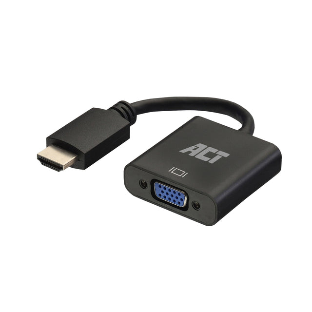 ACT - ADAPTER ACT HDMI à VGA avec audio 0,15 mètres | Sac à 1 morceau