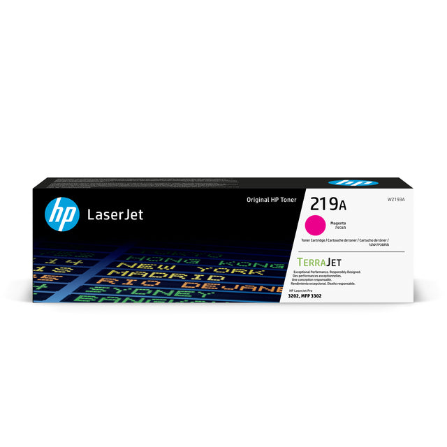 HP - Tonercartridge hp w2193a 219a rood