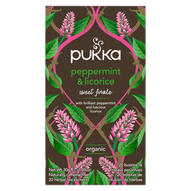 Pukka - Thee peppermint licorice 20 zakjes