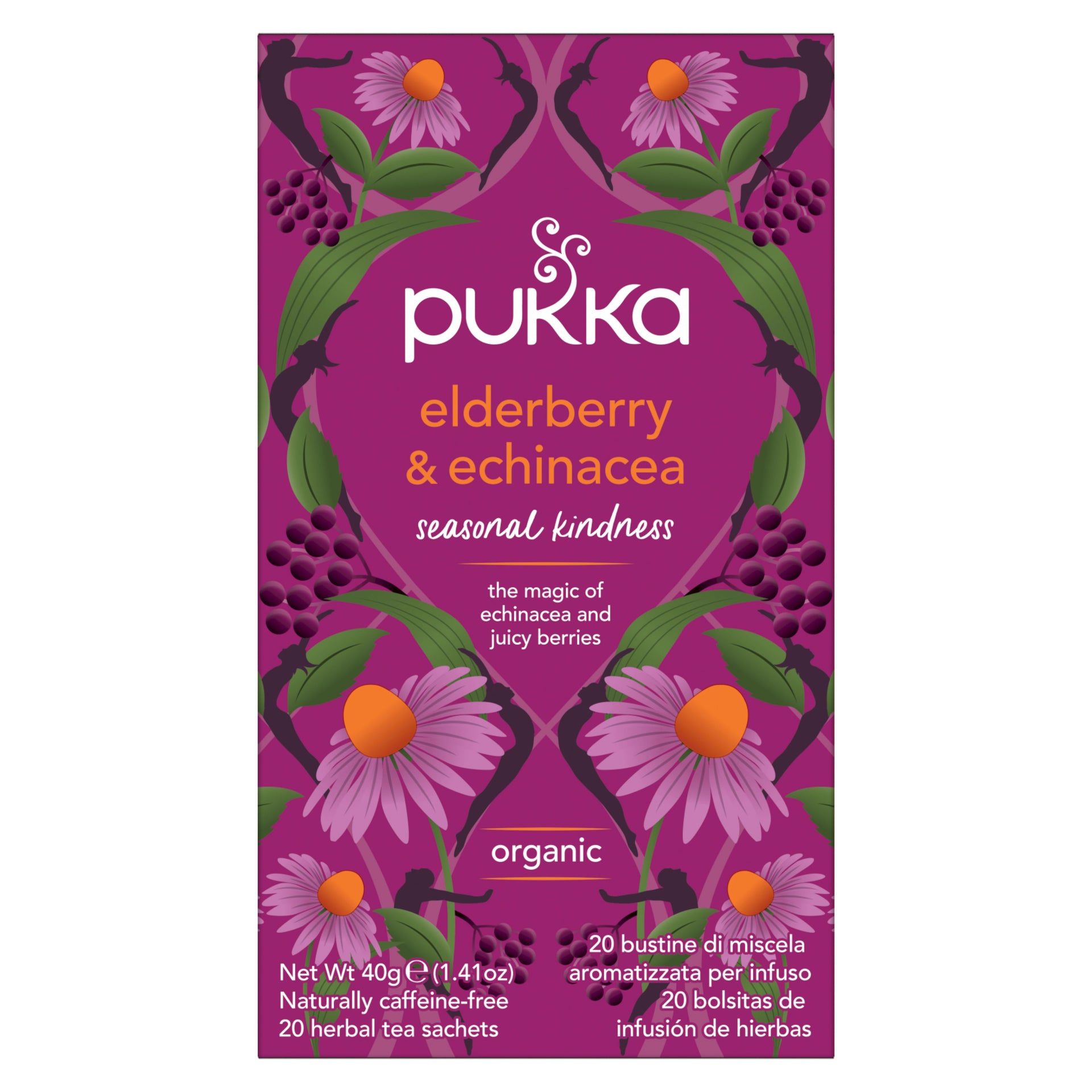 Pukka - Tea elderberry and echinacea 20 bags