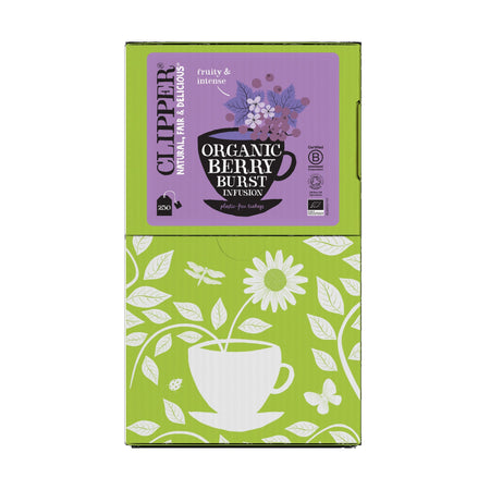 Clipper -  Thee  infusion berry burst bio 250 zakjes