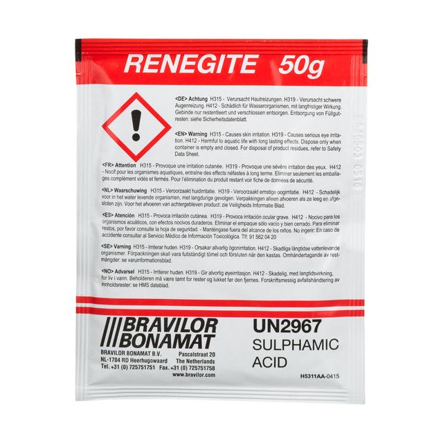 Bravilor Bonamat - Bonamat Renegite, ontkalker voor filterkoffiezeparaten, doos van 4 x 15 zakjes van 50 g