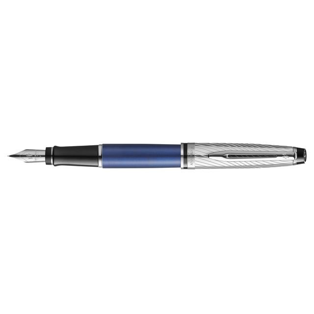 Waterman -  Vulpen expert metallic ct f blauw