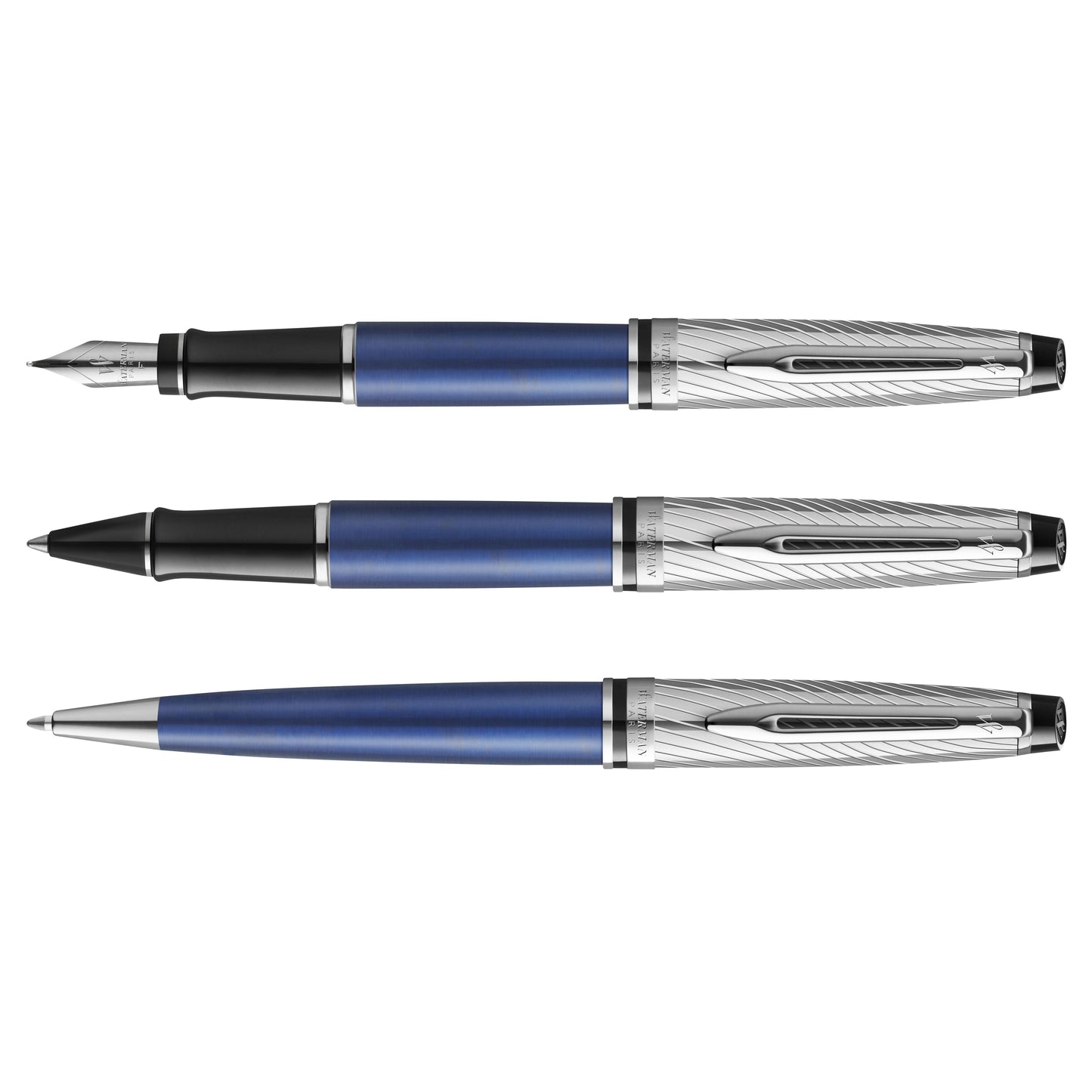 Waterman - Penna a sfera Expert metallizzata Blu CT media