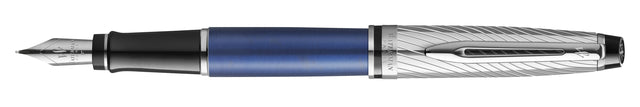 Waterman - Penna stilografica Expert Blu metallizzato CT medio