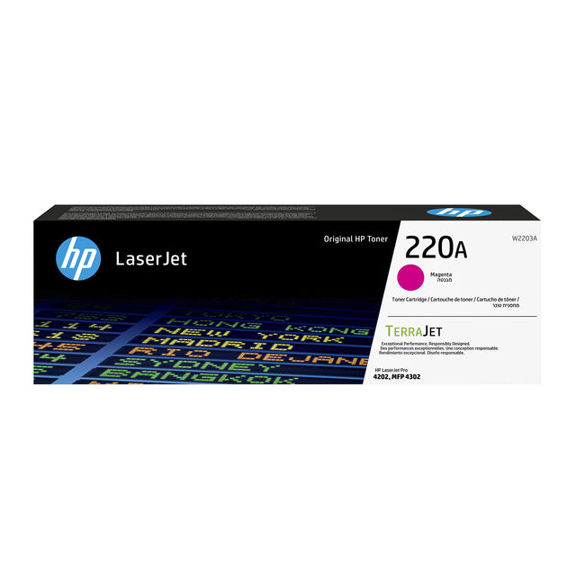 HP - toner 220A, 1.800 pagina's, OEM W2203A, magenta