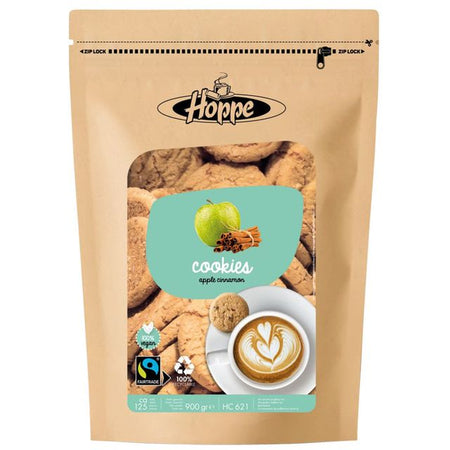 Hoppe -  Koekjes  cookies fairtrade appel kaneel | 4 stuks