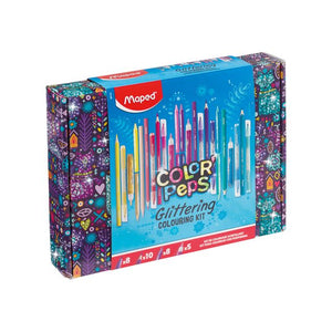 Maped - Set de dibujo Color'Peps purpurina 31 piezas surtido