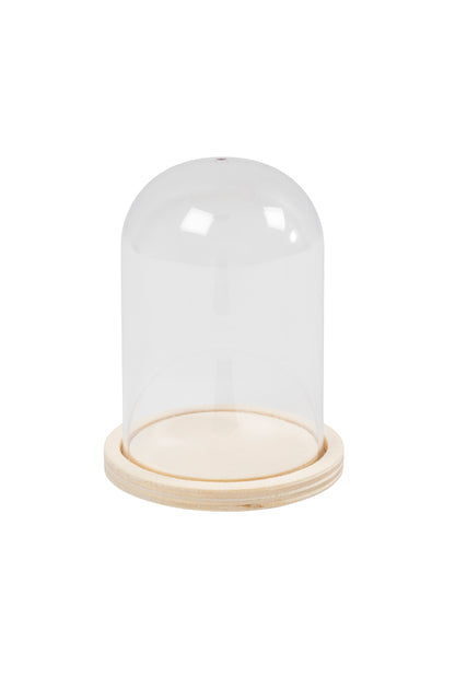Creativ Company -  Stolp  met houten voet 9.5cm x 6cm