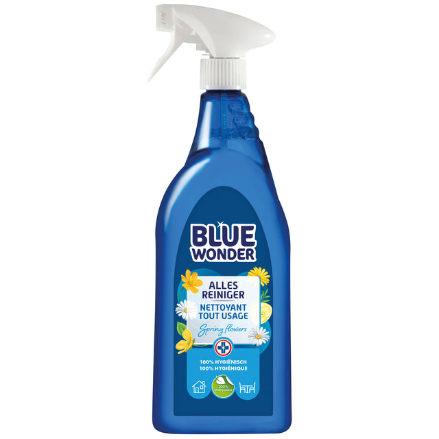 Blue Wonder - All -Cleaner Blue Wonder Spray 750ml | Flaschen Sie einen 750 Milliliter | 6 Stück