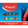 Maped - Tizas para pizarra Color'Peps caja de 100 piezas surtidas
