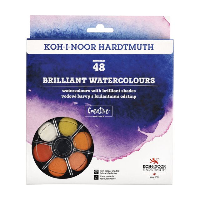 Koh-i-noor - Aquarelverf koh-i-noor briljant ass | 6 stuks