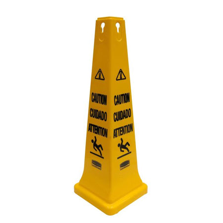 Rubbermaid - Cono di segnalazione quadrifacciale 91 cm giallo