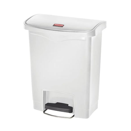 Rubbermaid - Pedal bin slim jim step on 30l white