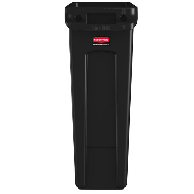 Rubbermaid - Pattumiera slim jim vt 87l nero