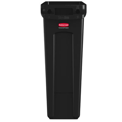Rubbermaid - Waste bin slim jim vt 87l black