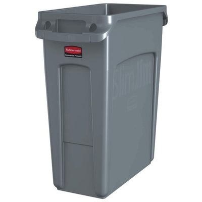 Productos comerciales Rubbermaid - Papelera slim jim vt 60l gris