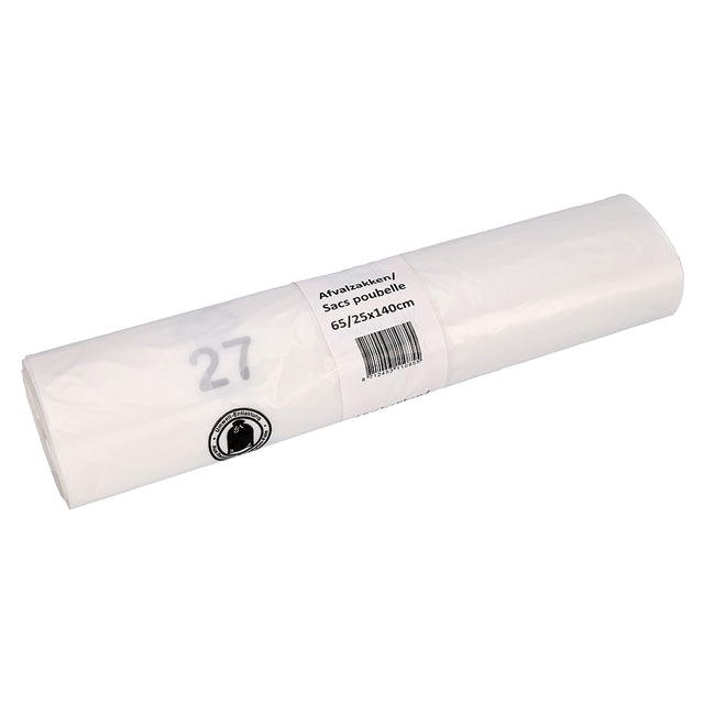 Cleaninq -  Afvalzak  65-25x140 rcycld t25 240l transp