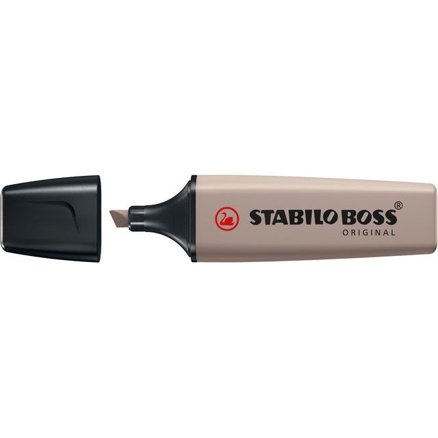 Stabilo - Markierungsmarker Boss 70/193 Natur warm grau | 10 Stücke