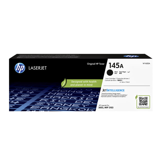 HP - Cartucho de tóner w1450a 145a negro
