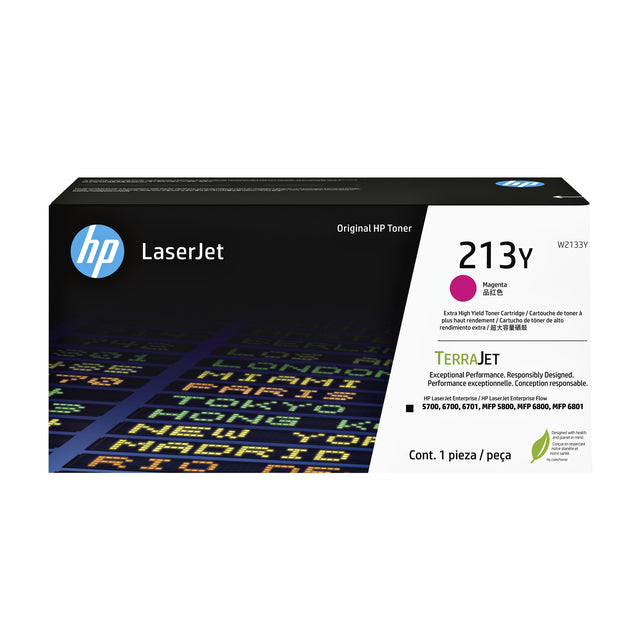 HP - Cartuccia toner w2133y 213y rosso