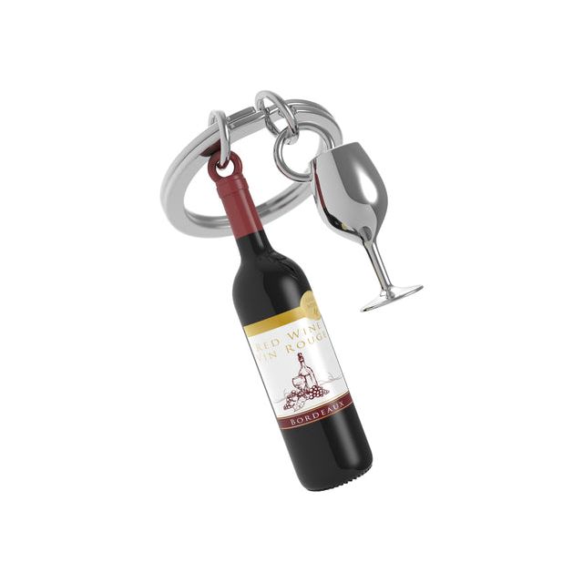 MetalMorphose - Keynchain Metalmorphose Wine rouge | 6 pièces