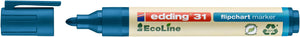 Edding - Feutre 31 EcoLine pour paperboard rond 1,5-3mm bleu