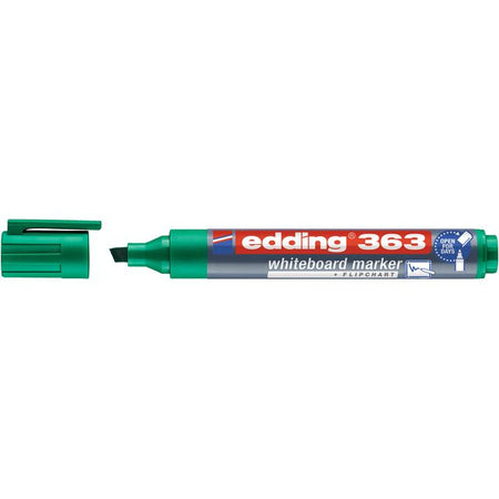 Edding - Marqueur pour tableau blanc 363 diagonale 1-5mm vert | 10 pièces