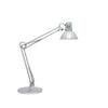 MAUL - Schreibtischlampensockel exkl. LED-Lampe E27 silber