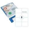 Rillprint - Etichetta 105x74mm trasparente opaco 200 etichette