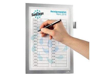 Klika -  Toilet sanitair A4 memo met magneetrand