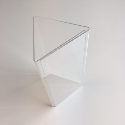 Klika - Supporto piramidale acrilico 3x 1/3A4 30 pezzi