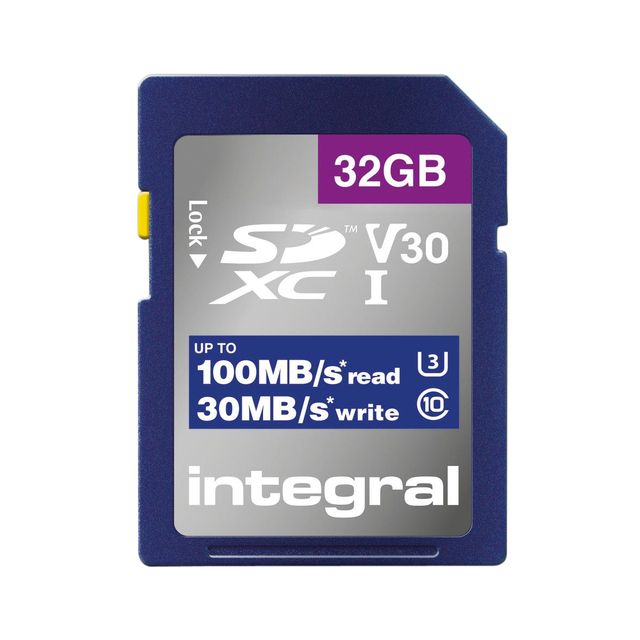 Integral -  INMSDH32G-100V30 flashgeheugen 32 GB MicroSD UHS-I